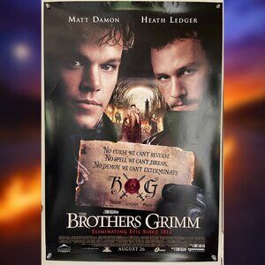 THE BROTHERS GRIMM (2005) - ORIGINAL DOUBLE SIDED MOVIE POSTER